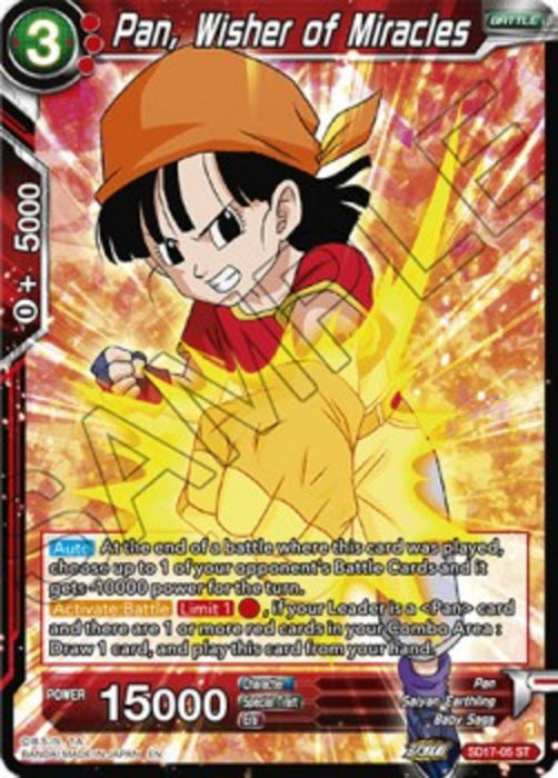 Pan, Wisher of Miracles SD17 Starter Rare Englisch
