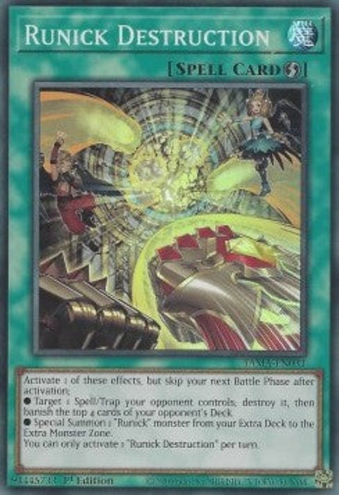 Runick Destruction TAMA-EN031 Super Rare Englisch