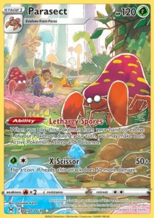 Parasect LOR-TG01 Holo Rare Englisch
