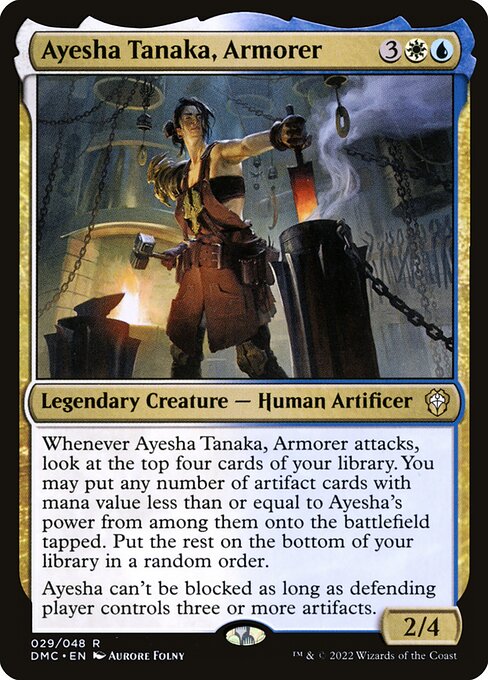 Magic: Ayesha Tanaka, Armorer