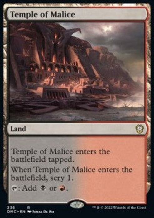 Temple of Malice DMC-236 Rare Englisch