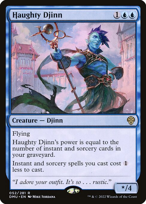 Haughty Djinn DMU-52 Rare Englisch
