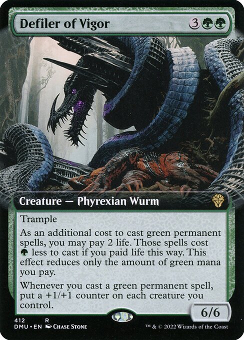Defiler of Vigor XDMU-412 Rare Englisch