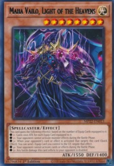 Maha Vailo, Light of the Heavens MP22-EN013 Rare Englisch
