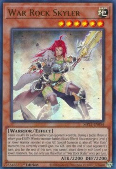 War Rock Skyler MP22-EN054 Ultra Rare Englisch