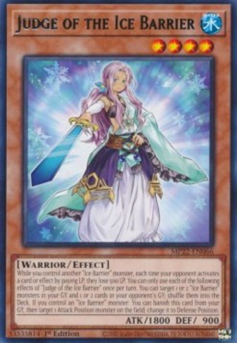 Judge of the Ice Barrier MP22-EN066 Rare Englisch