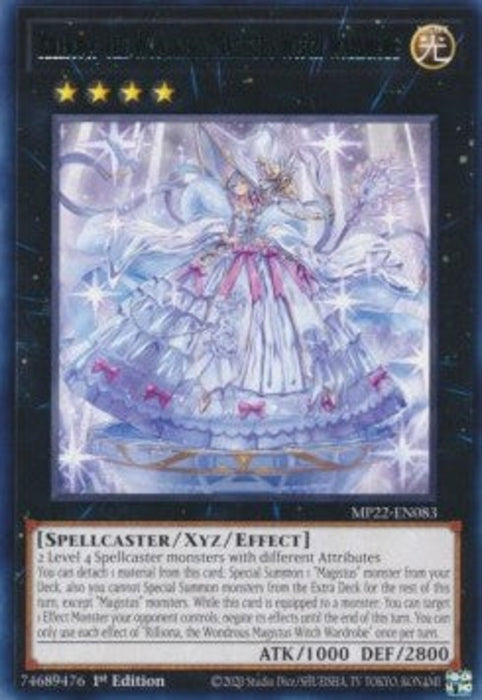 Rilliona, the Wondrous Magistus Witch Wardrobe MP22-EN083 Rare Englisch
