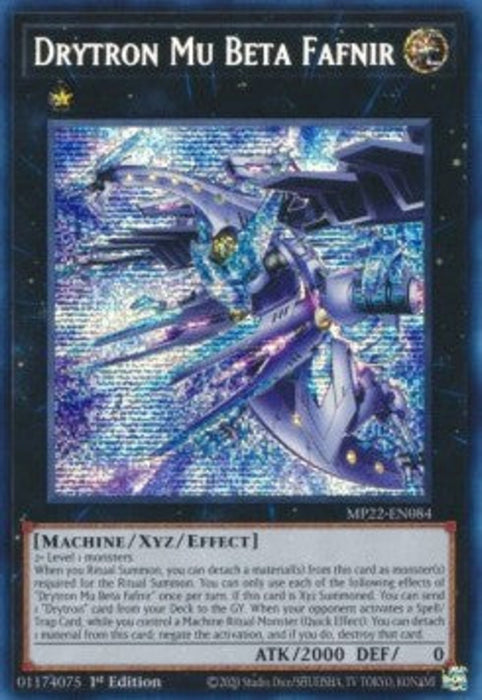 Drytron Mu Beta Fafnir MP22-EN084 Secret Rare Englisch