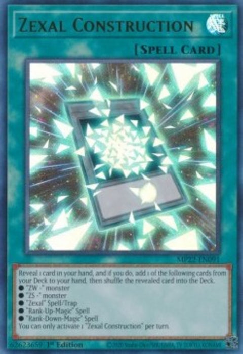 Zexal Construction MP22-EN091 Ultra Rare Englisch
