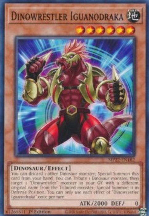Dinowrestler Iguanodraka MP22-EN182 Common Englisch