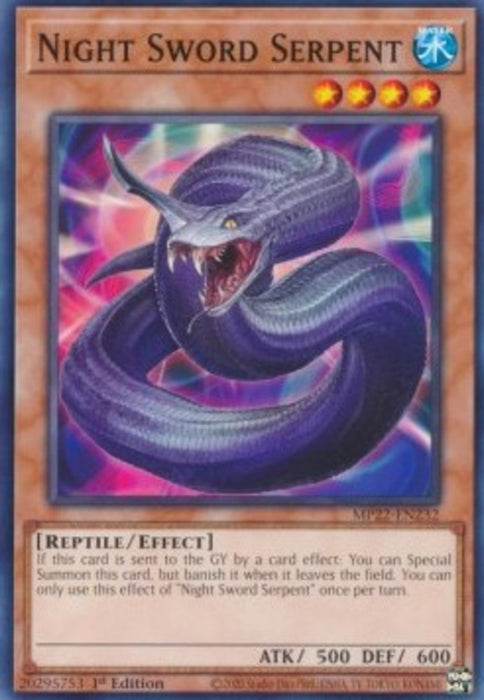 Night Sword Serpent MP22-EN232 Common Englisch