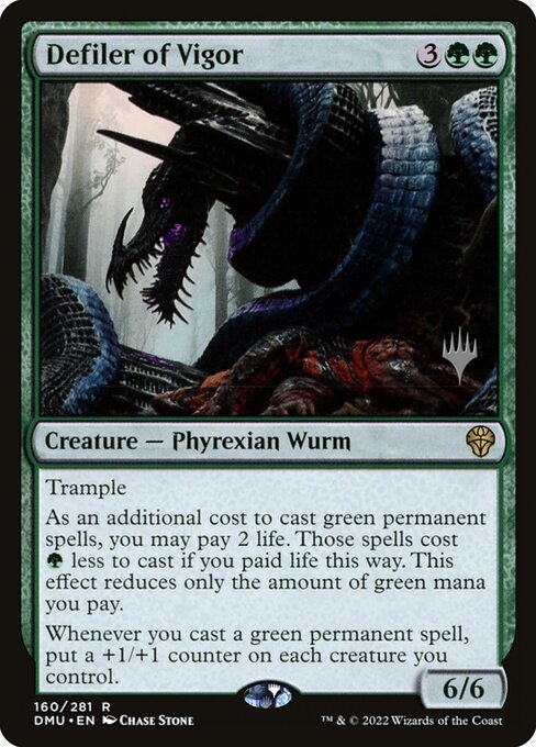 Magic: Defiler of Vigor