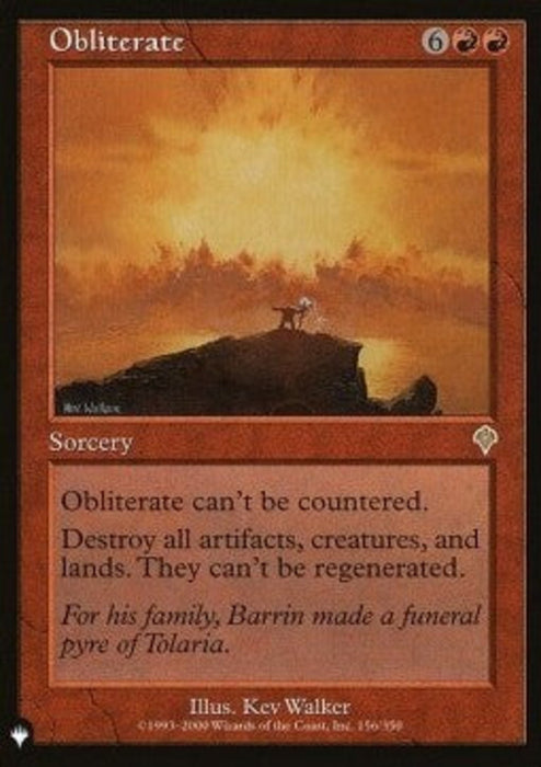 Obliterate ZNL-156 Rare Englisch