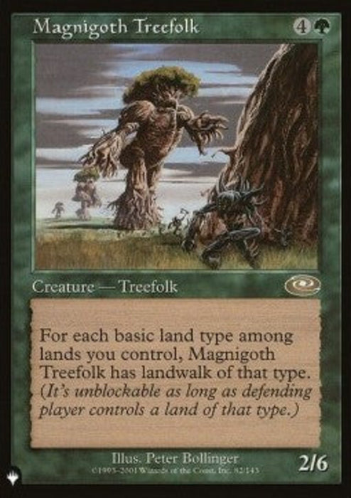 Magnigoth Treefolk ZNL-82 Rare Englisch