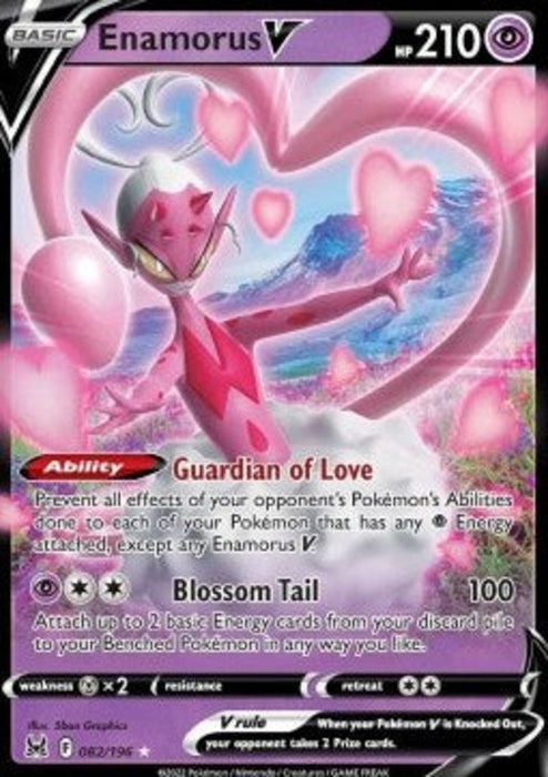 Enamorus V LOR-082 Ultra Rare Englisch