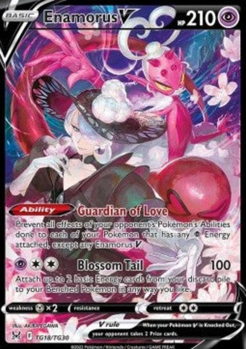 Enamorus V LOR-TG18 Ultra Rare Englisch