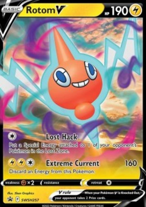 Rotom V SWSH-257 Promo Deutsch