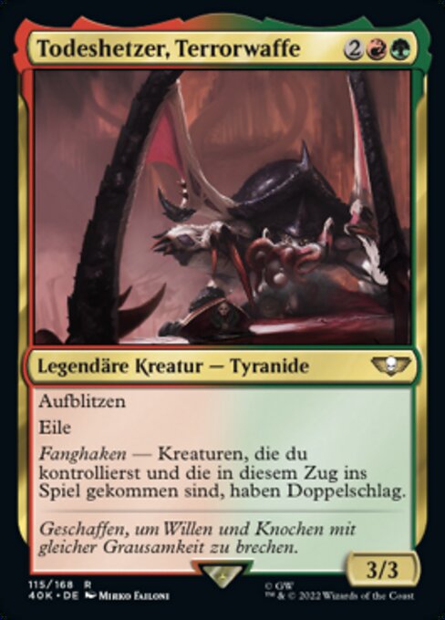 Magic: Deathleaper, Terror Weapon