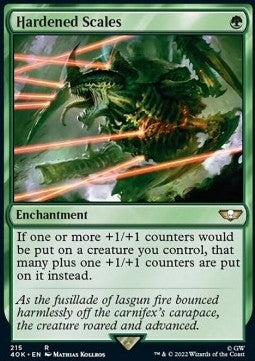 Hardened Scales 40K-215 Rare Englisch