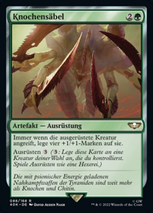 Knochensäbel 40K-88 Rare Deutsch