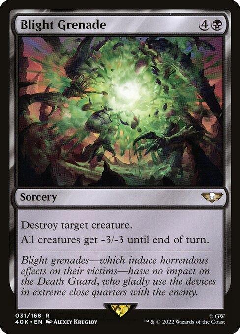 Magic: Blight Grenade