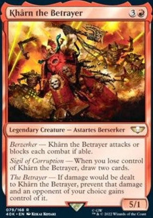 Khârn der Verräter 40K-79 Rare Deutsch