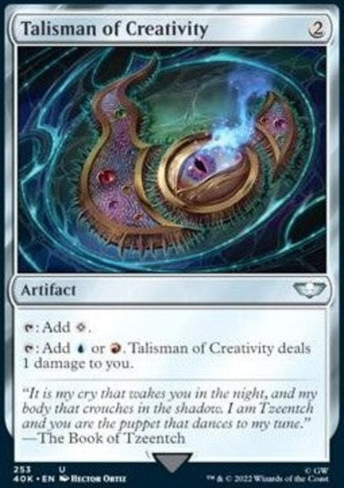Talisman der Kreativität 40K-253 Uncommon Deutsch