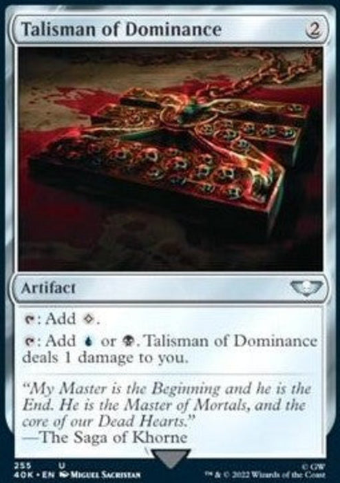 Talisman der Dominanz 40K-255 Uncommon Deutsch