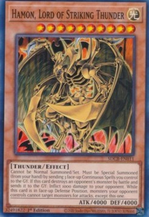Hamon, Lord of Striking Thunder SDCB-EN011 Common Englisch