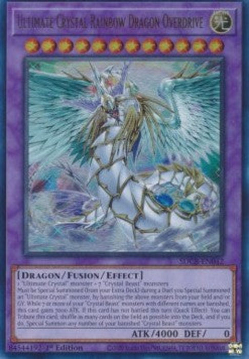 Ultimate Crystal Rainbow Dragon Overdrive SDCB-EN042 Ultra Rare Englisch
