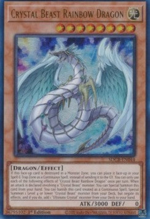 Crystal Beast Rainbow Dragon SDCB-EN044 Ultra Rare Englisch