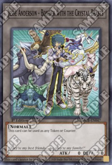 Jesse Anderson - Bonder with the Crystal Beasts SDCB-EN047 Token Englisch