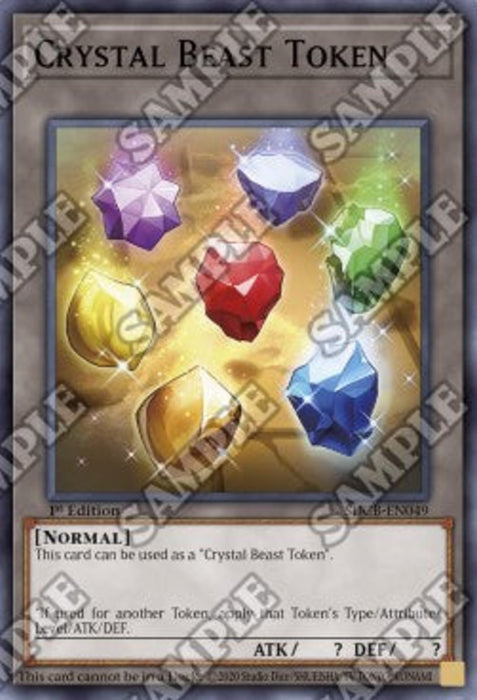 Crystal Beast Token SDCB-EN049 Token Englisch