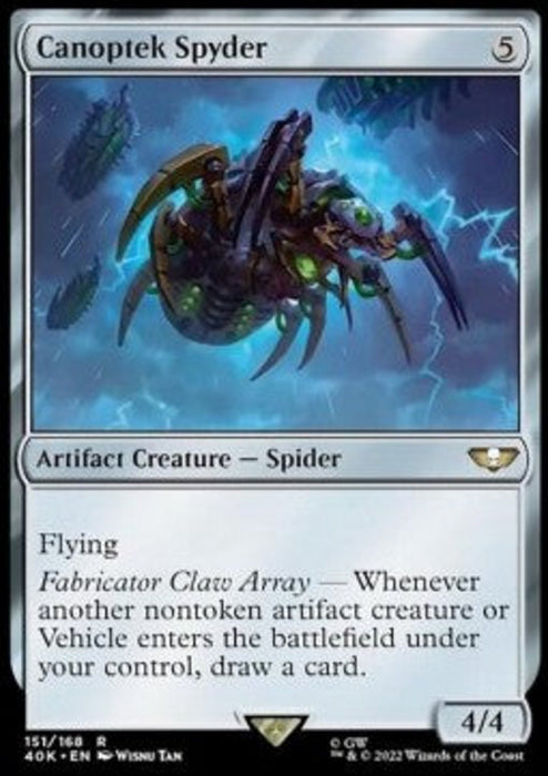 Kanoptech-Spinne 40K-151 Rare Deutsch