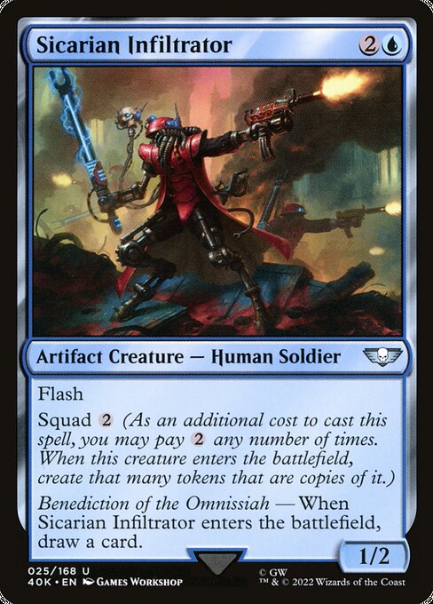 Sicarian Infiltrator 40K-25 Uncommon Englisch
