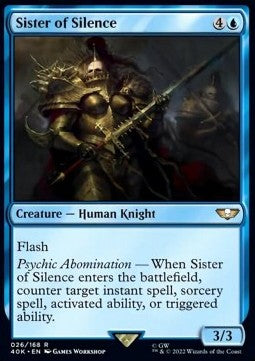 Schwester der Stille 40K-26 Rare Deutsch