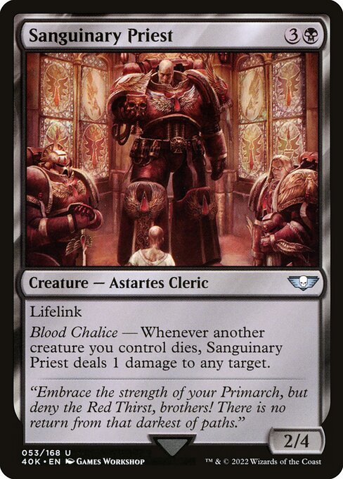 Sanguinary Priest 40K-53 Uncommon Englisch