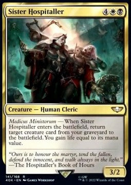 Sister Hospitaller 40K-141 Rare Englisch