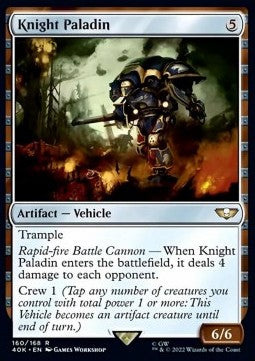Knight Paladin 40K-160 Rare Englisch