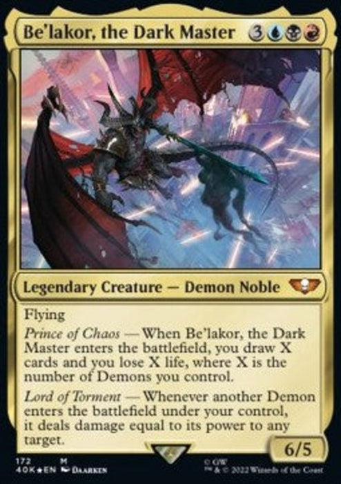 Be'lakor, the Dark Master 40K-172 Mythic Deutsch