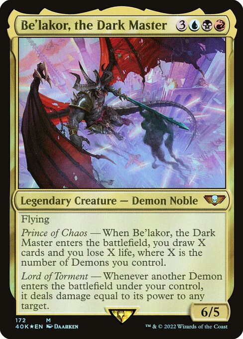 Magic: Be'lakor, the Dark Master