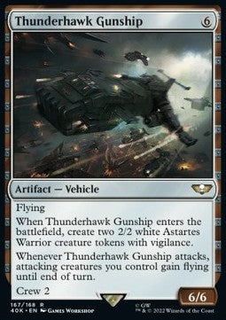 Thunderhawk Gunship 40K-167 Rare Englisch