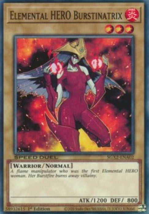 Elemental HERO Burstinatrix SGX2-ENA02 Common Englisch
