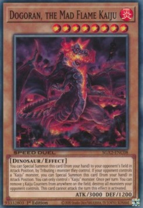 Dogoran, the Mad Flame Kaiju (V.1) SGX2-ENC08 Common Englisch