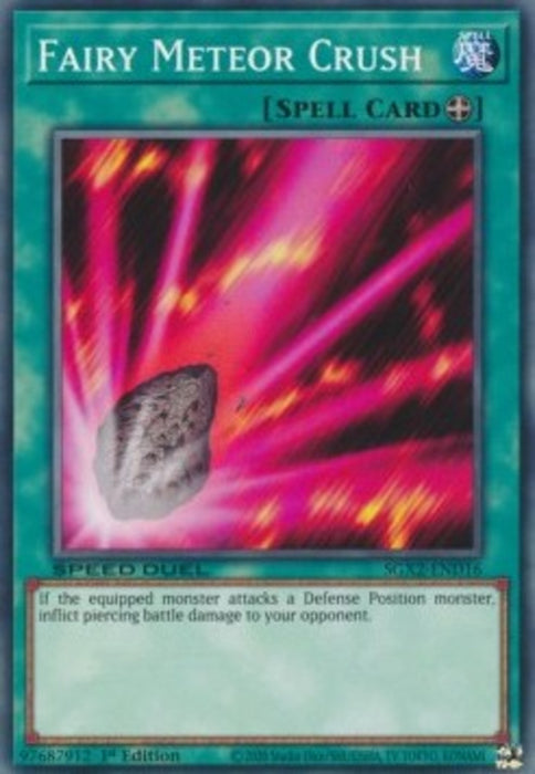 Fairy Meteor Crush SGX2-END16 Common Englisch