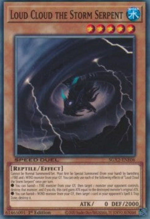 Loud Cloud the Storm Serpent SGX2-ENE06 Common Englisch