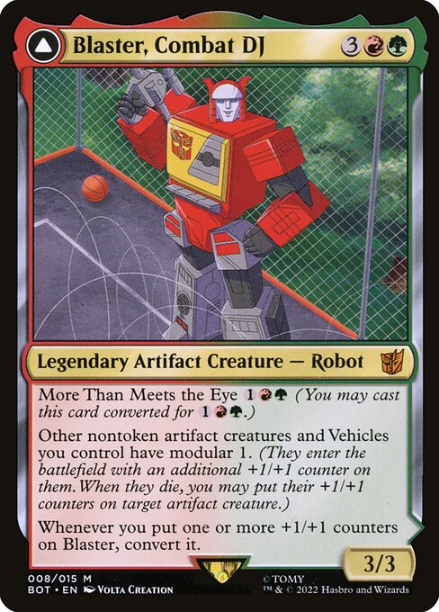 Magic: Blaster, Combat DJ // Blaster, Morale Booster
