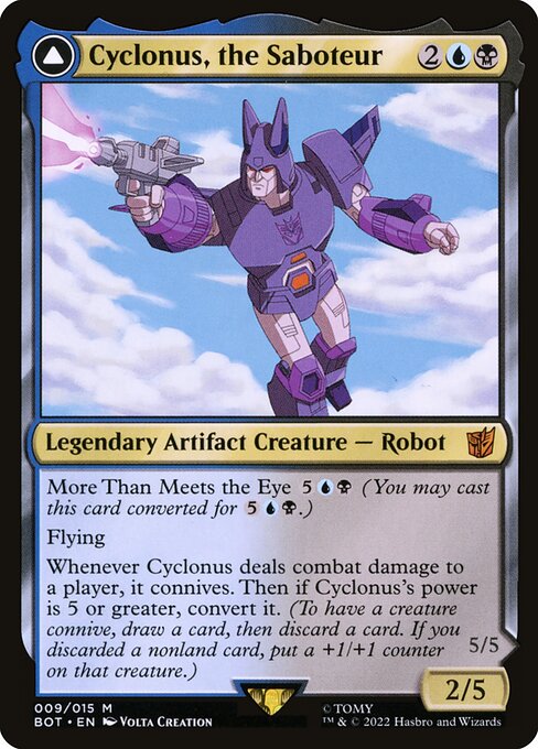 Magic: Cyclonus, the Saboteur // Cyclonus, Cybertronian Fighter
