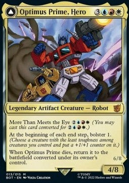 Optimus Prime, Hero // Optimus Prime, Autobot Leader (V.1) BOT-13 Mythic Deutsch