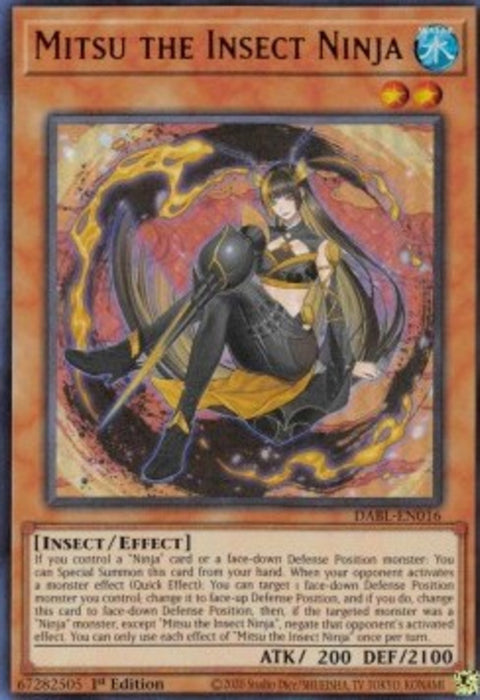 Mitsu the Insect Ninja (V.1) DABL-EN016 Ultra Rare Englisch